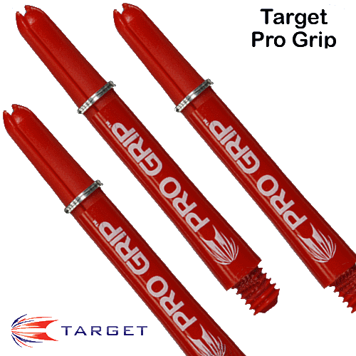 Target Pro Grip Shafts Solid Red Target Pro Grip Shafts Solid Red